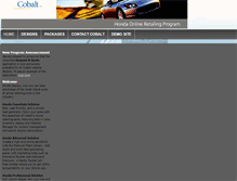 Tablet Screenshot of honda.program.cobaltgroup.com