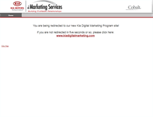Tablet Screenshot of kia.program.cobaltgroup.com