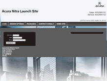 Tablet Screenshot of acura.program.cobaltgroup.com